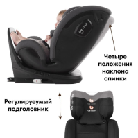 Автокресло Be Cool Sun I-Size (0-36 кг), Be Dark (Черный) - вид 5 миниатюра