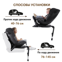 Автокресло Be Cool Star I-Size (0-36 кг), Be Oversea (Синий) - вид 7 миниатюра