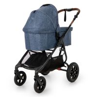 Коляска 2 в 1 Valco Baby Snap 4 Ultra Trend + надувные колеса, Denim (Синий) - вид 5 миниатюра