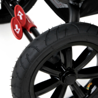 Коляска 2 в 1 Valco Baby Snap 4 Ultra Trend + надувные колеса, Denim (Синий) - вид 11 миниатюра