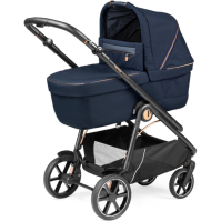 Коляска 3 в 1 Peg-Perego Veloce SLK Modular, Blue Shine Special Edition (Темно-синий) - вид 1 миниатюра