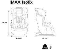 Автокресло Nania Imax Isofix Racing Luxe (9-36 см), Grey (Серый) - вид 7 миниатюра