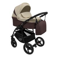 Коляска 2 в 1 Sweet Baby Vita, Beige / Brown (Бежевый / Коричневый) - вид 1 миниатюра