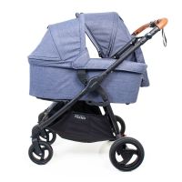 Люлька Valco Baby External Bassinet для коляски Snap Duo Trend, Denim (Синий) - вид 6 миниатюра