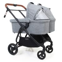 Люлька Valco Baby External Bassinet для коляски Snap Duo Trend, Denim (Синий) - вид 12 миниатюра