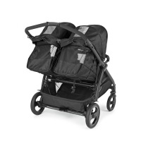 Прогулочная коляска для двойни Peg-Perego Book For Two, Ardesia (Темно-серый) - вид 5 миниатюра