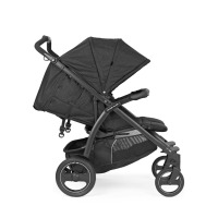 Прогулочная коляска для двойни Peg-Perego Book For Two, Ardesia (Темно-серый) - вид 9 миниатюра