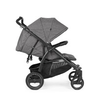 Прогулочная коляска для двойни Peg-Perego Book For Two, Quartz (Серый) - вид 7 миниатюра