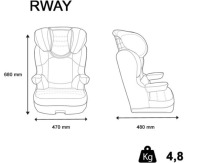 Автокресло Nania Rway Access (15-36 кг), Purple (Фиолетовый) - вид 15 миниатюра