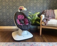 Вкладыш для новорожденного 4Moms MamaRoo, Maroon / Plush (Бордовый) - вид 3 миниатюра