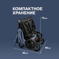 Прогулочная коляска для двойни Valco Baby Slim Twin Tailormade, Grey Marle (Серый) - вид 23 миниатюра