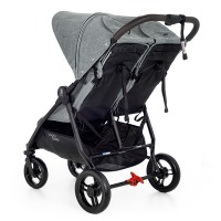 Прогулочная коляска для двойни Valco Baby Slim Twin Tailormade, Grey Marle (Серый) - вид 7 миниатюра