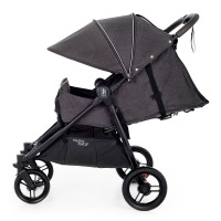 Прогулочная коляска для двойни Valco Baby Slim Twin Tailormade, Charcoal (Графит) - вид 7 миниатюра