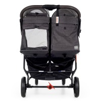 Прогулочная коляска для двойни Valco Baby Slim Twin Tailormade, Charcoal (Графит) - вид 15 миниатюра