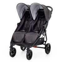 Прогулочная коляска для двойни Valco Baby Slim Twin Tailormade, Charcoal (Графит) - вид 1 миниатюра