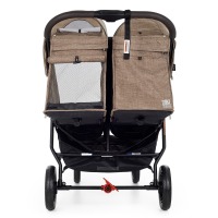 Прогулочная коляска для двойни Valco Baby Slim Twin Tailormade, Cappuccino (Капучино) - вид 15 миниатюра