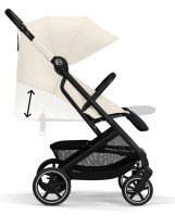 Коляска прогулочная Cybex Beezy (с дождевиком и бампером), Canvas White (Белый) - вид 7 миниатюра