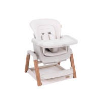 Стульчик для кормления Tutti Bambini Nova, Scandinavian Walnut / Ecru (Скандинавский Орех - Бежевый) - вид 3 миниатюра