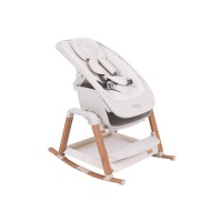 Стульчик для кормления Tutti Bambini Nova, Scandinavian Walnut / Ecru (Скандинавский Орех - Бежевый) - вид 7 миниатюра