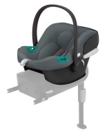 Автокресло Cybex Aton B2 i-Size (0-13 кг), Steel Grey (Серый) - вид 9 миниатюра