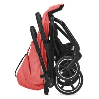 Коляска прогулочная Cybex Eezy S+ 2 BLK (с дождевиком и бампером), Hibiscus Red (Розовый) - вид 7 миниатюра