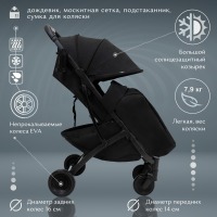 Прогулочная коляска Sweet Baby Compatto, Blue Neo (Синий) - вид 19 миниатюра