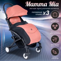 Прогулочная коляска Sweet Baby Mamma Mia, Blush (Красный) - вид 17 миниатюра