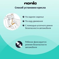 Автокресло Nania Befix Access (15-36 кг), Petrol (Синий) - вид 7 миниатюра