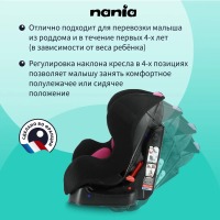 Автокресло Nania Cosmo Access (0-18 кг), Purple (Сиреневый) - вид 5 миниатюра