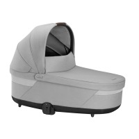 Люлька для коляски Cybex Balios S Lux New 2023 (с дождевиком), Lava Grey (Серый) - вид 1 миниатюра
