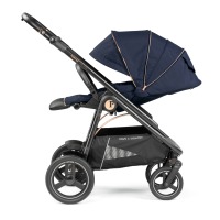 Коляска 3 в 1 Peg-Perego Veloce TC SLK, Blue Shine (Синий) - вид 4 миниатюра