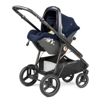 Коляска 3 в 1 Peg-Perego Veloce TC SLK, Blue Shine (Синий) - вид 14 миниатюра