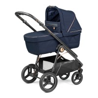 Коляска 3 в 1 Peg-Perego Veloce TC SLK, Blue Shine (Синий) - вид 1 миниатюра