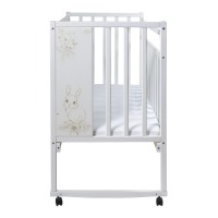 Детская кроватка-качалка Sweet Baby Mini Mio, Bianco (Белый) - вид 9 миниатюра