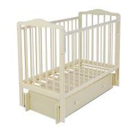 Детская кровать Sweet Baby Primi Sogni (маятник универсальный с ящиком), Avorio (Слоновая кость) - вид 1 миниатюра