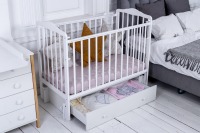 Детская кровать Sweet Baby Primi Sogni (маятник универсальный с ящиком), Avorio (Слоновая кость) - вид 7 миниатюра