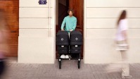 Коляска для двойни 2 в 1 Bugaboo Donkey 5 Twin шасси Black, Grey Melange / Morning Ping (Серый Меланж / Розовый) - вид 23 миниатюра