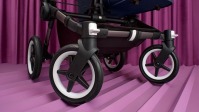 Коляска для двойни 2 в 1 Bugaboo Donkey 5 Twin шасси Black, Midnight Black (Черный) - вид 35 миниатюра