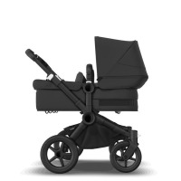 Коляска для двойни 2 в 1 Bugaboo Donkey 5 Twin шасси Black, Midnight Black (Черный) - вид 9 миниатюра