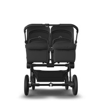 Коляска для двойни 2 в 1 Bugaboo Donkey 5 Twin шасси Black, Midnight Black (Черный) - вид 11 миниатюра