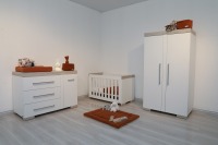 Детская кровать Ikid Stromboli, White / Wood (Белый Дуб) - вид 5 миниатюра