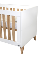 Детская кровать Ikid Lazio (120х60 см), White / Wood (Белый Дуб) - вид 5 миниатюра