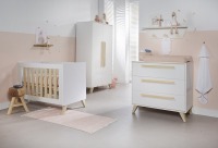 Детская кровать Ikid Lazio (120х60 см), White / Wood (Белый Дуб) - вид 9 миниатюра