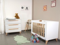 Детская кровать Ikid Lazio (120х60 см), White / Wood (Белый Дуб) - вид 11 миниатюра