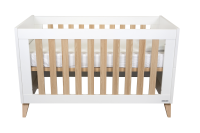Детская кровать Ikid Lazio (140х70 см), White / Wood (Белый Дуб) - вид 3 миниатюра