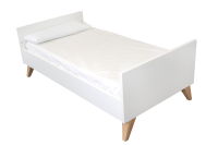 Детская кровать Ikid Lazio (140х70 см), White / Wood (Белый Дуб) - вид 11 миниатюра