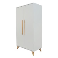 Шкаф Ikid Lazio, White / Wood (Белый Дуб) - вид 1 миниатюра