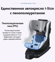 Автокресло Daiichi One-FIX 360 i-Size DA-D5100 (0-18 кг), Black (Черный) - вид 27 миниатюра