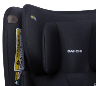 Автокресло Daiichi One-FIX 360 i-Size DA-D5100 (0-18 кг), Black (Черный) - вид 11 миниатюра