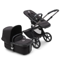 Коляска 2 в 1 Bugaboo Fox 5 Complete шасси Graphite, Midnight Black (Черный) - вид 1 миниатюра